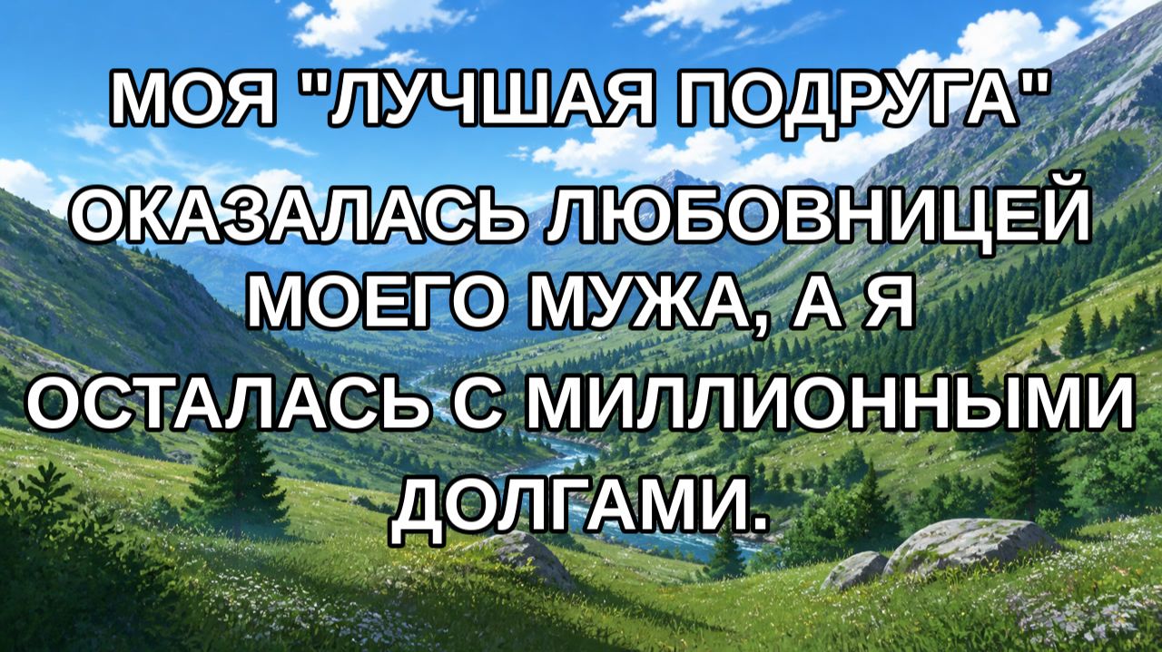 Моя лучшая подруга оказалась любовницей моего мужа а я осталась с миллионными долгами.