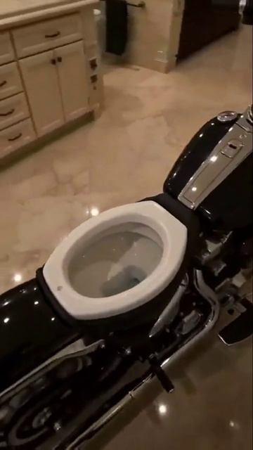 Унитаз для любителей громко погонять