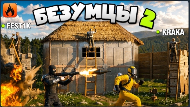 БЕЗУМЦЫ 2! КЛАНЫ БОЯЛИСЬ НАС в Oxide: Survival Island