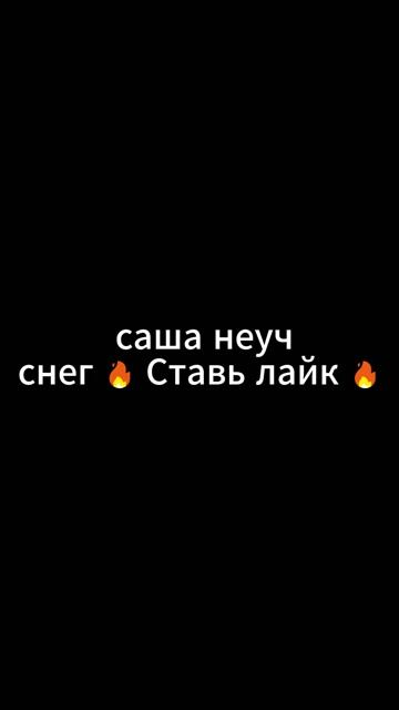 саша неуч  снег.