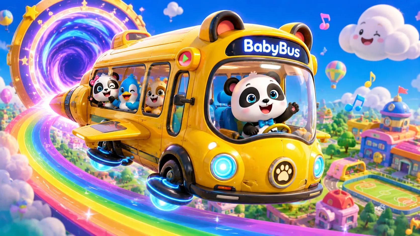 «Школьный Автобус Малышки Панды» Игры для детей.