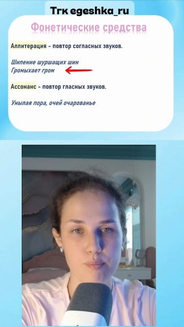 Фонетические средства в 22 задании ЕГЭ