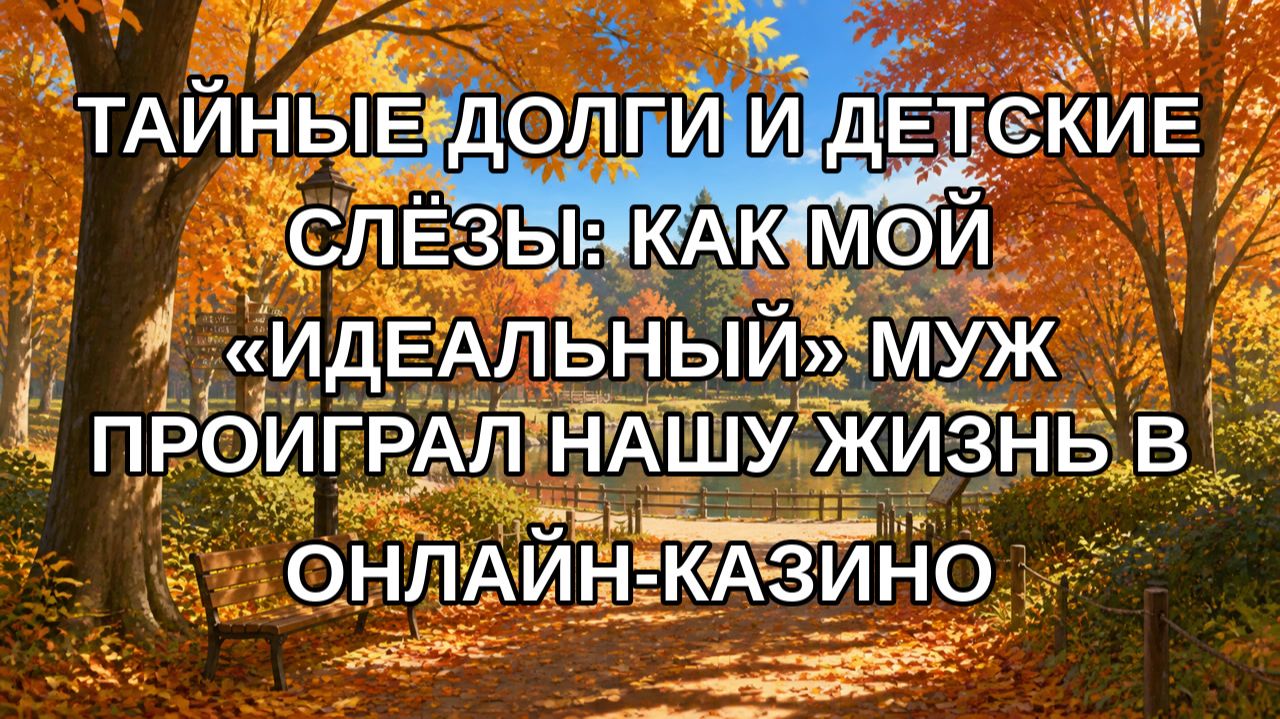 ТАЙНЫЕ ДОЛГИ И ДЕТСКИЕ СЛЁЗЫ: КАК МОЙ ИДЕАЛЬНЫЙ МУЖ ПРОИГРАЛ НАШУ ЖИЗНЬ В ОНЛАЙН-КАЗИНО