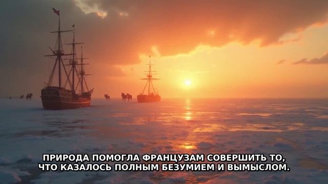 Кавалерия захватила флот на замерзшем море без единого выстрела