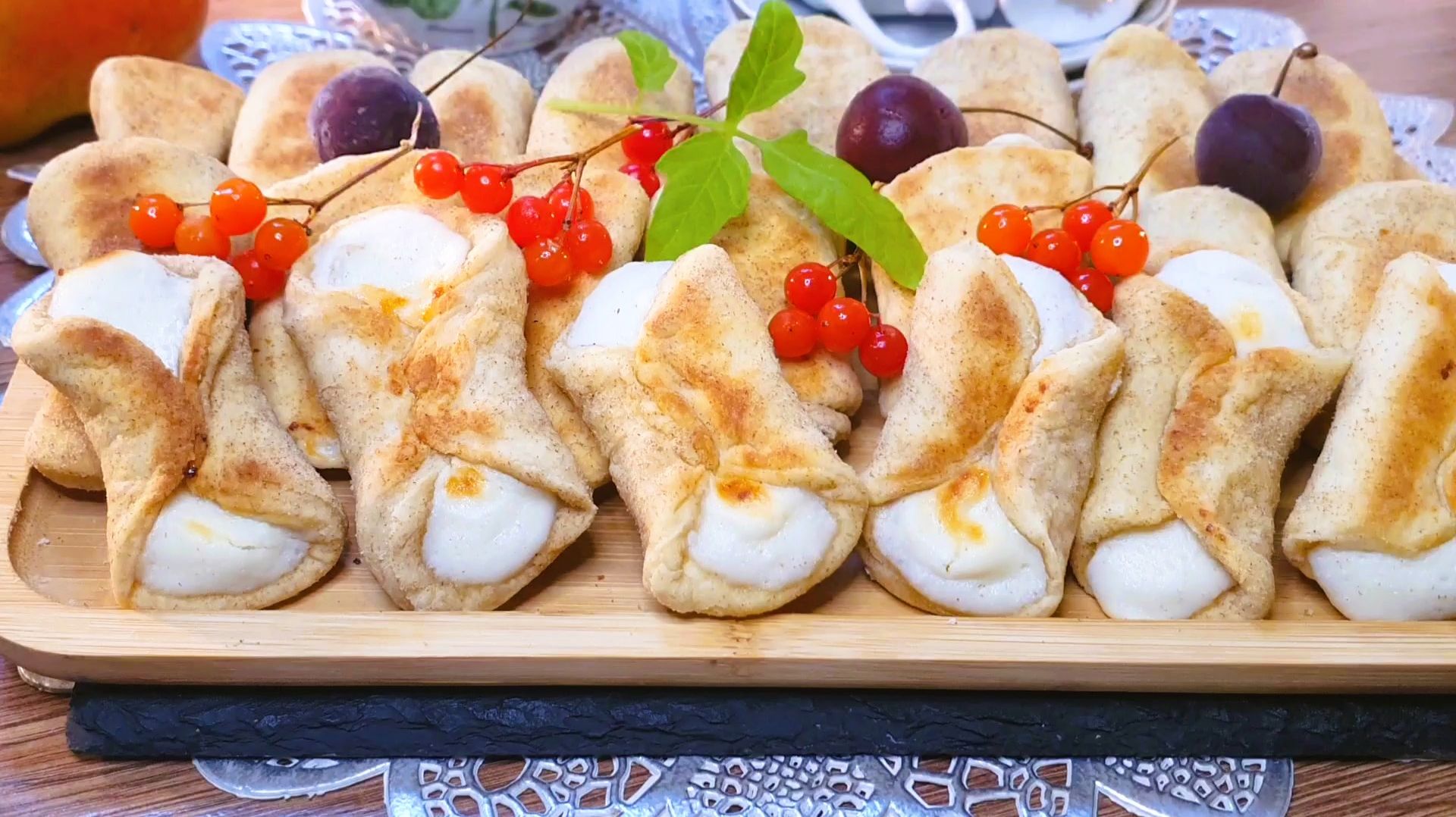 Печенье с творожным кремом