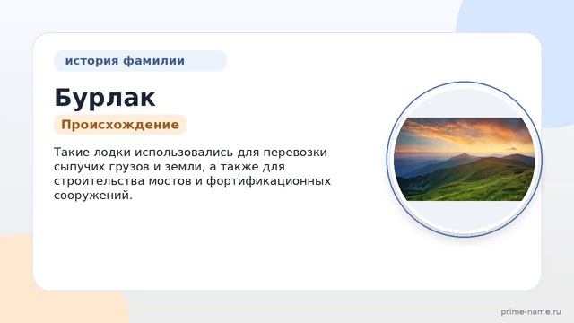 Фамилия Бурлак: происхождение значение и склонение