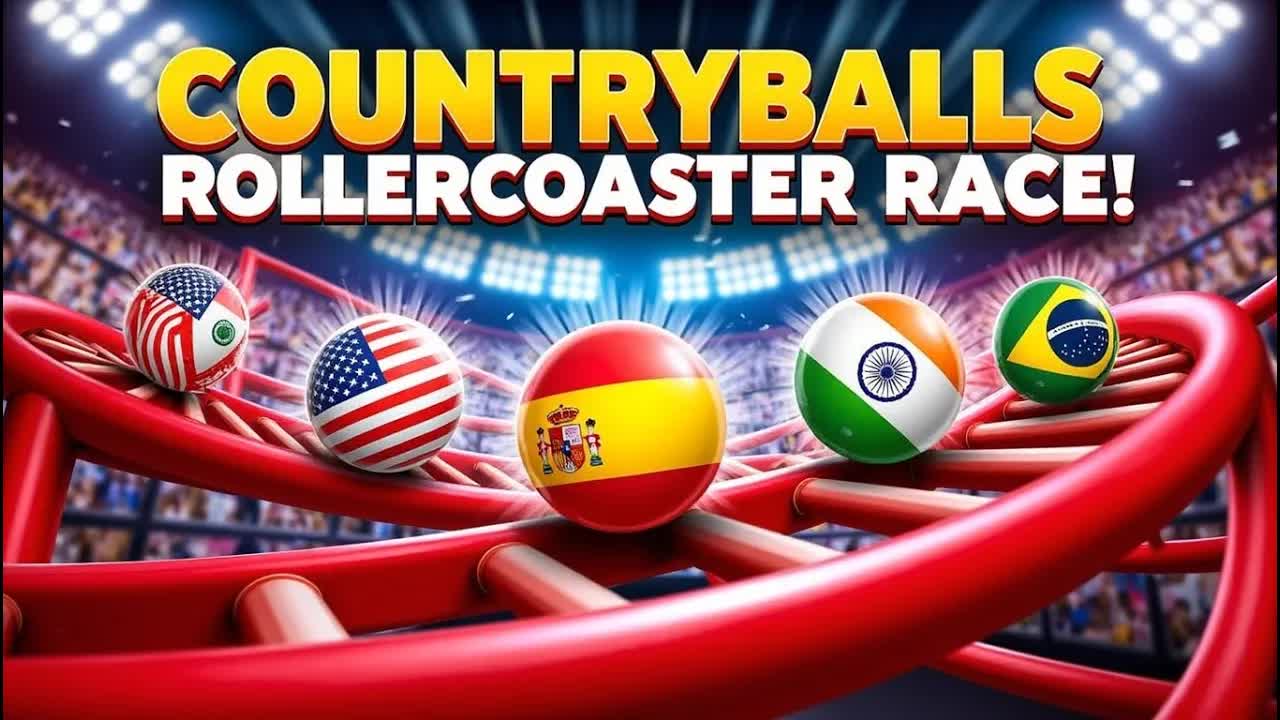 Гран-при Countryballs 2025: эпическая битва Marble Run!