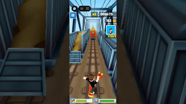 я играю в Серфинг в метро часть 2