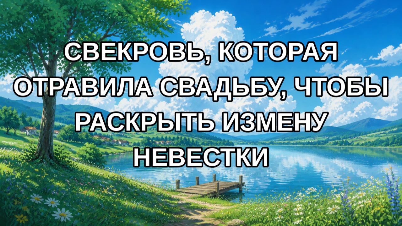 Свекровь которая отравила свадьбу чтобы раскрыть измену невестки