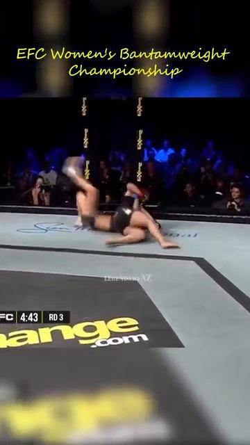 Аманда Лино против Ризлен Зуак  бой за титул чемпионки EFC в женском легчайшем весе ММА