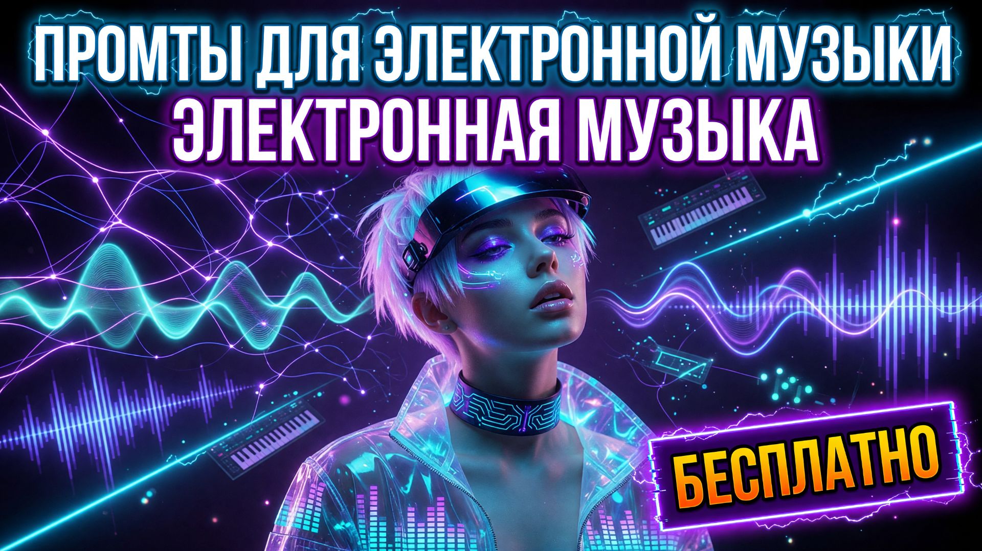 Промты для электронной музыки: Готовые ИИ промты для электронной музыки в нейросети бесплатно