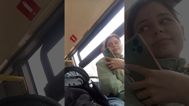 Треш в автобусе  Больные атакуют  