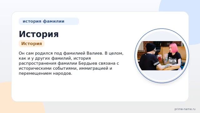 История и происхождение фамилии Бердыев: все что вы должны знать