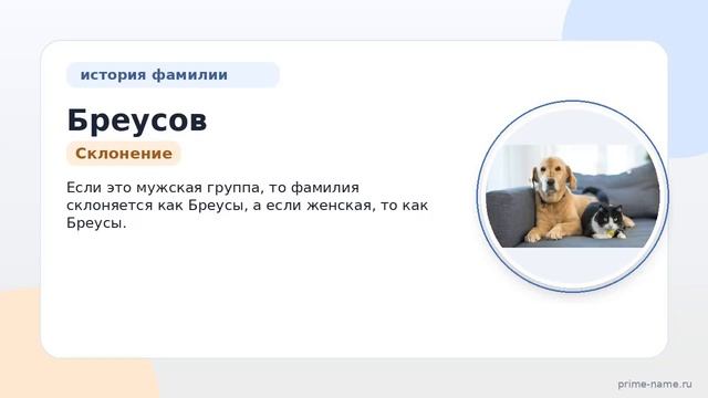 Изучаем происхождение и историю фамилии Бреусов: значение и правильное склонение в одной статье