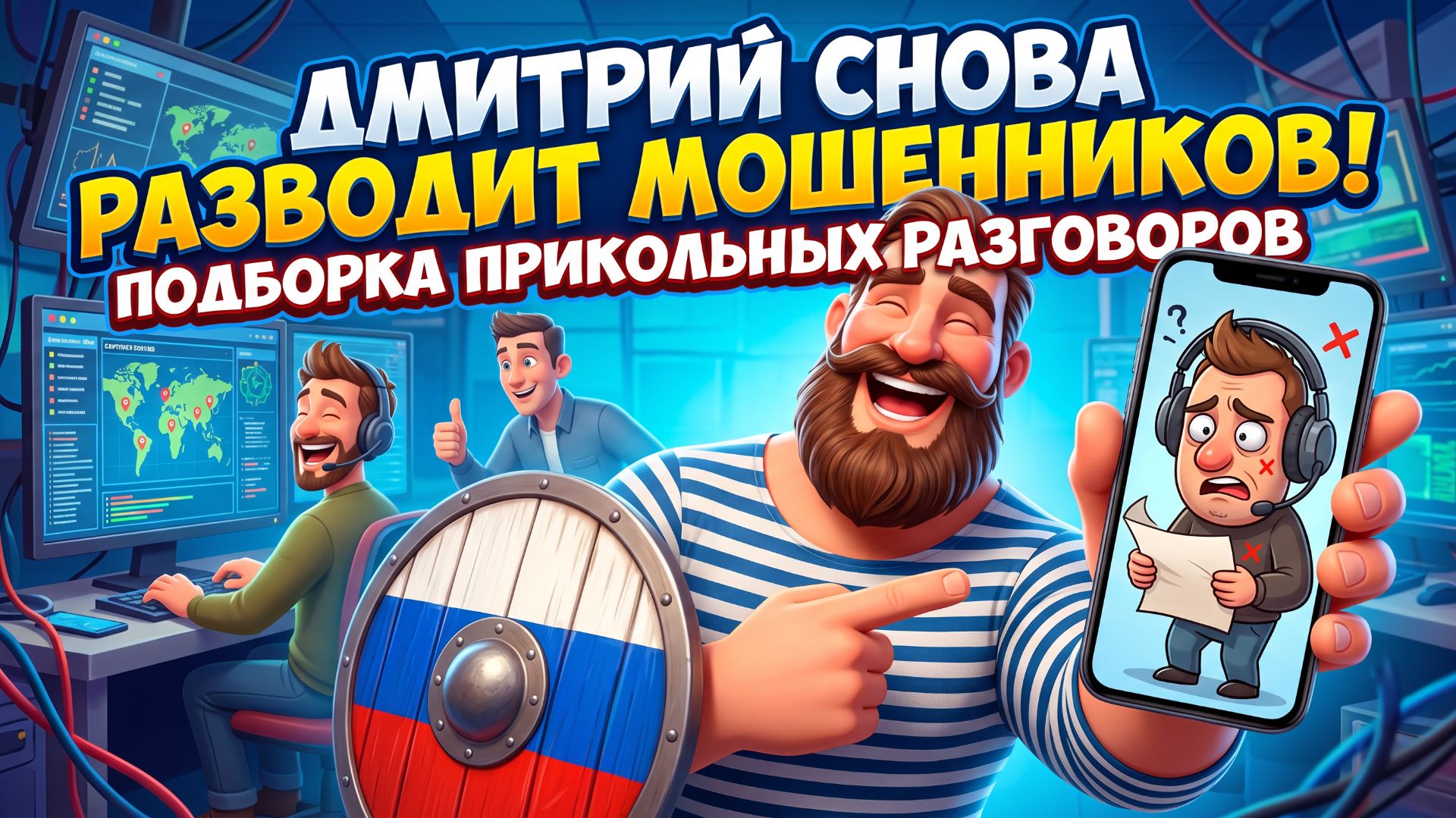 Дмитрий снова разводит мошенников. Подборка прикольных разговоров.