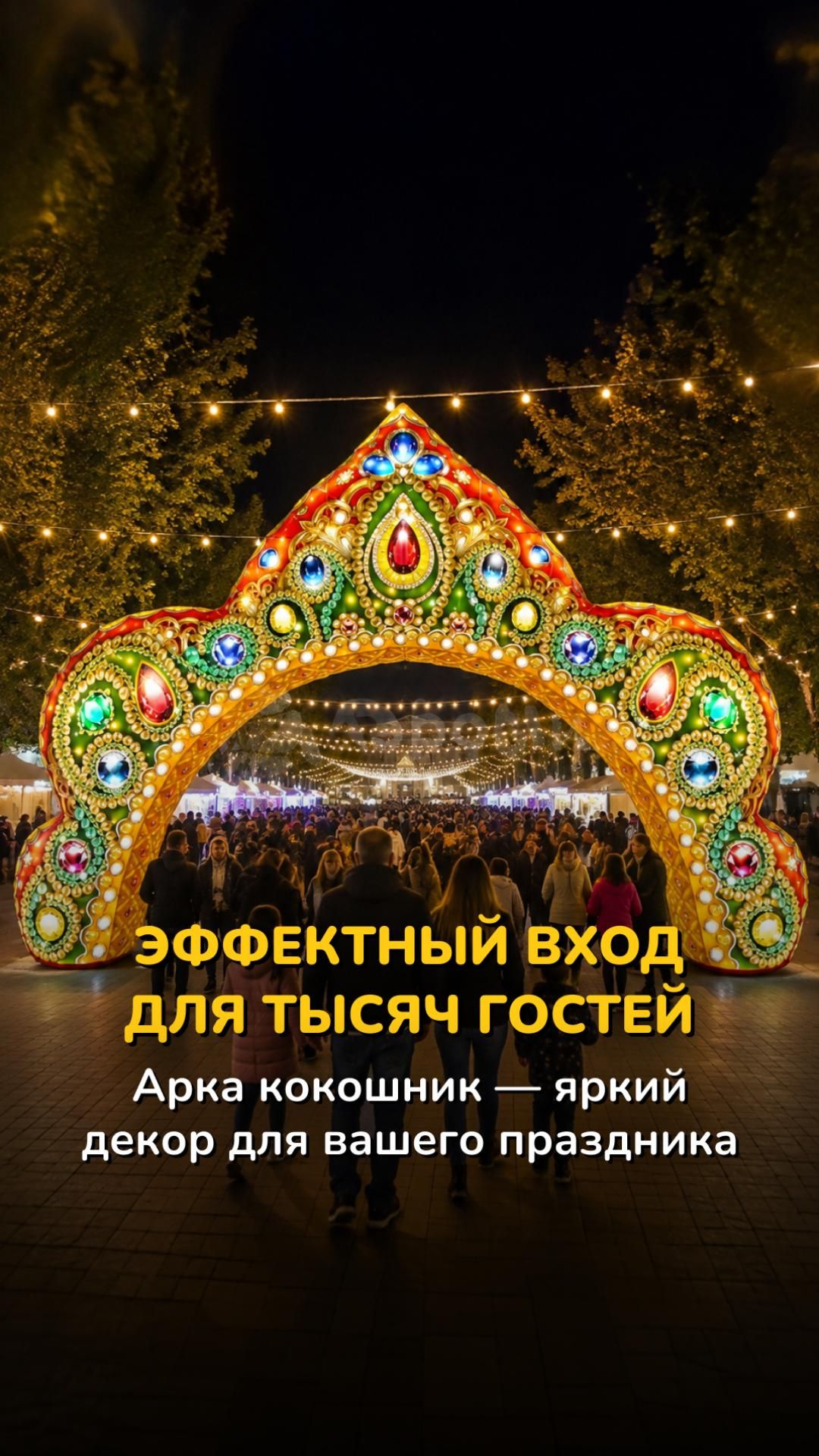 Надувная арка Кокошник