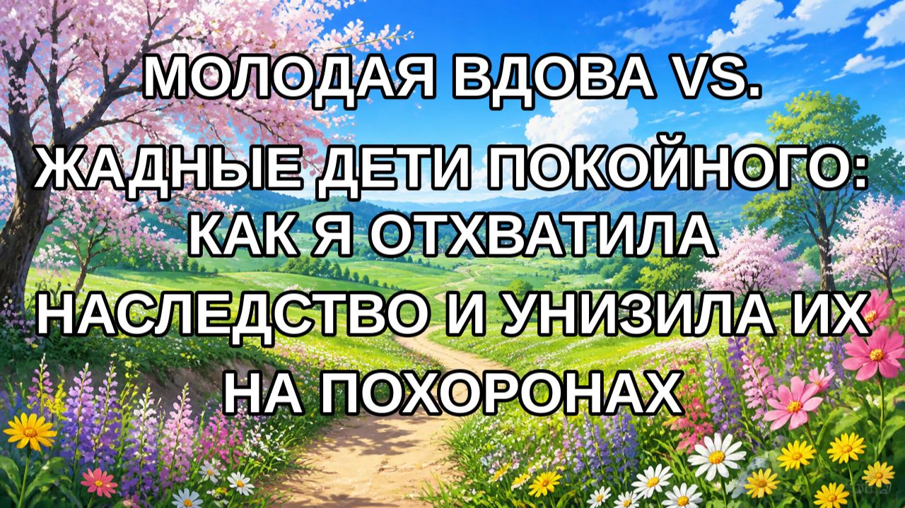 Молодая вдова vs. жадные дети покойного: как я отхватила наследство и унизила их на похоронах