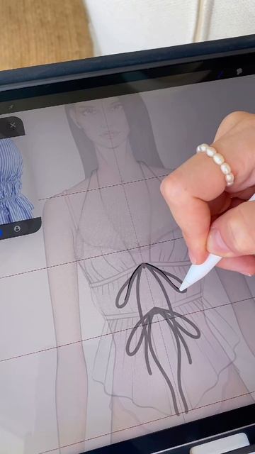 пиши хочу курс и я отправлю 3 урока по рисованию эскизов одежды в подарок  procreate иллюстраци