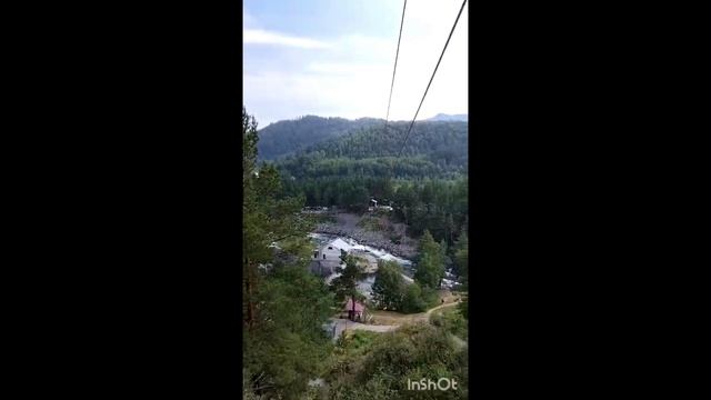 Алтай. Чемал. Спуск на Тарзанке.