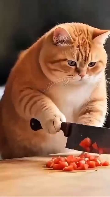 Рыжий готовит
