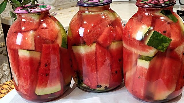 Арбузы в банках вкуснее бочковых! Рецепт вкусных КВАШЕНЫХ АРБУЗОВ! БЕЗ УКСУСА!