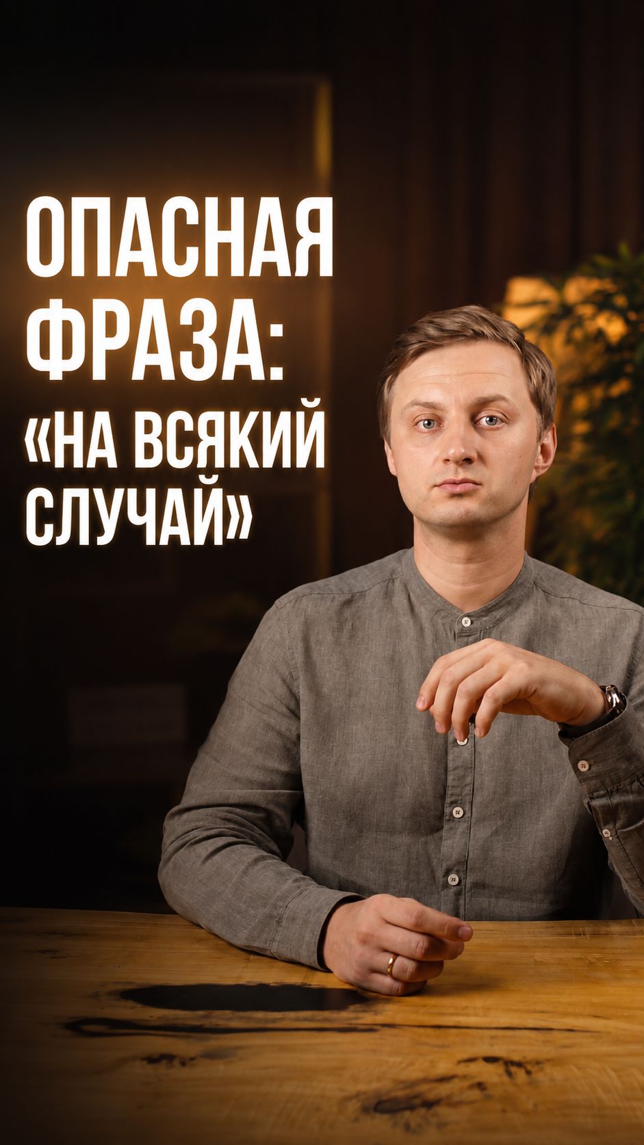 Опасная фраза на всякий случай