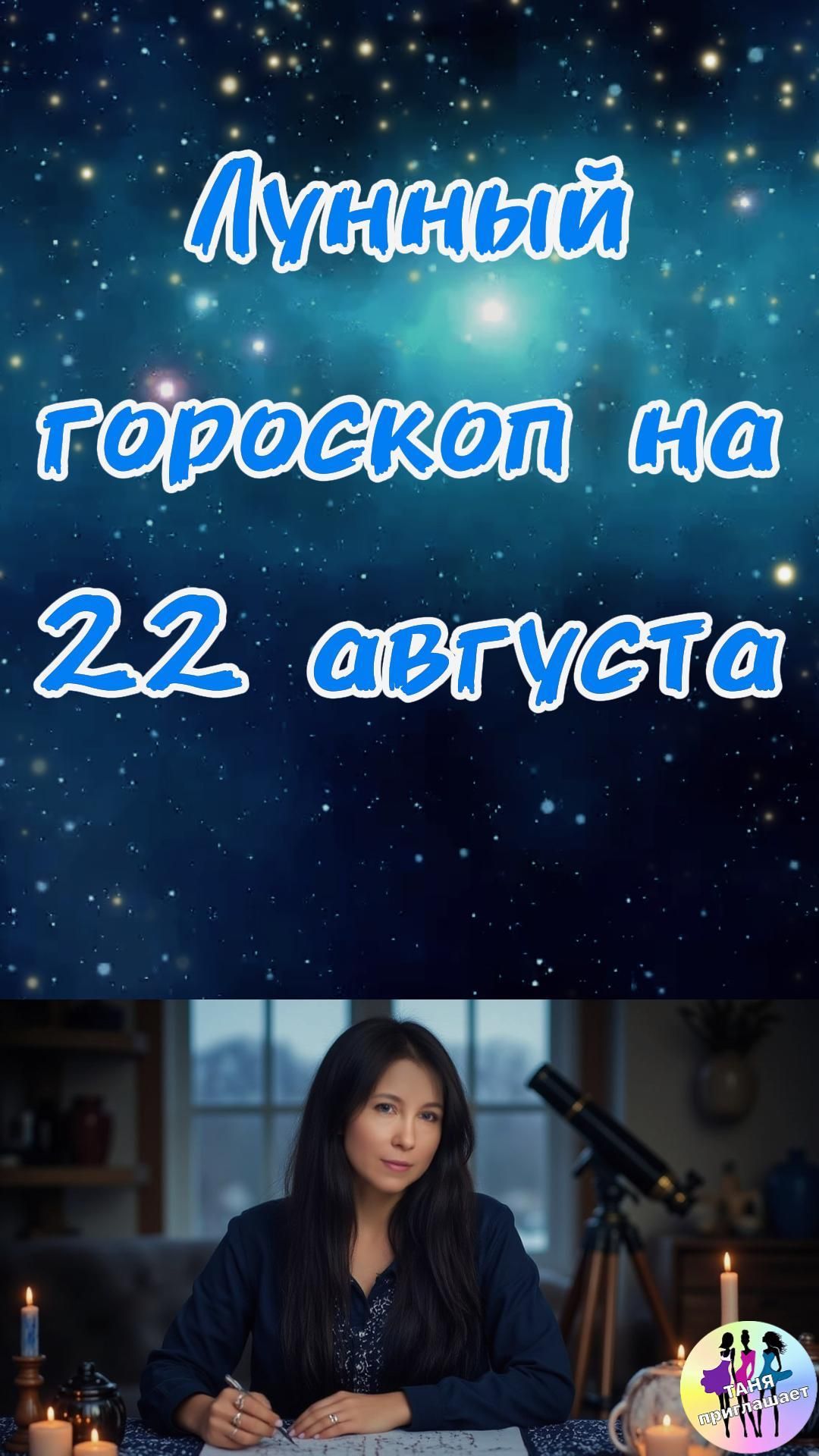 Гороскоп на 22.08.2026. Гороскоп на сегодня