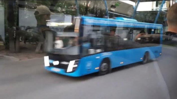 Поездка на автобусе МАЗ-206.486 по маршруту 371