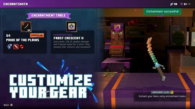 Трейлер Minecraft Dungeons 2 геймплей