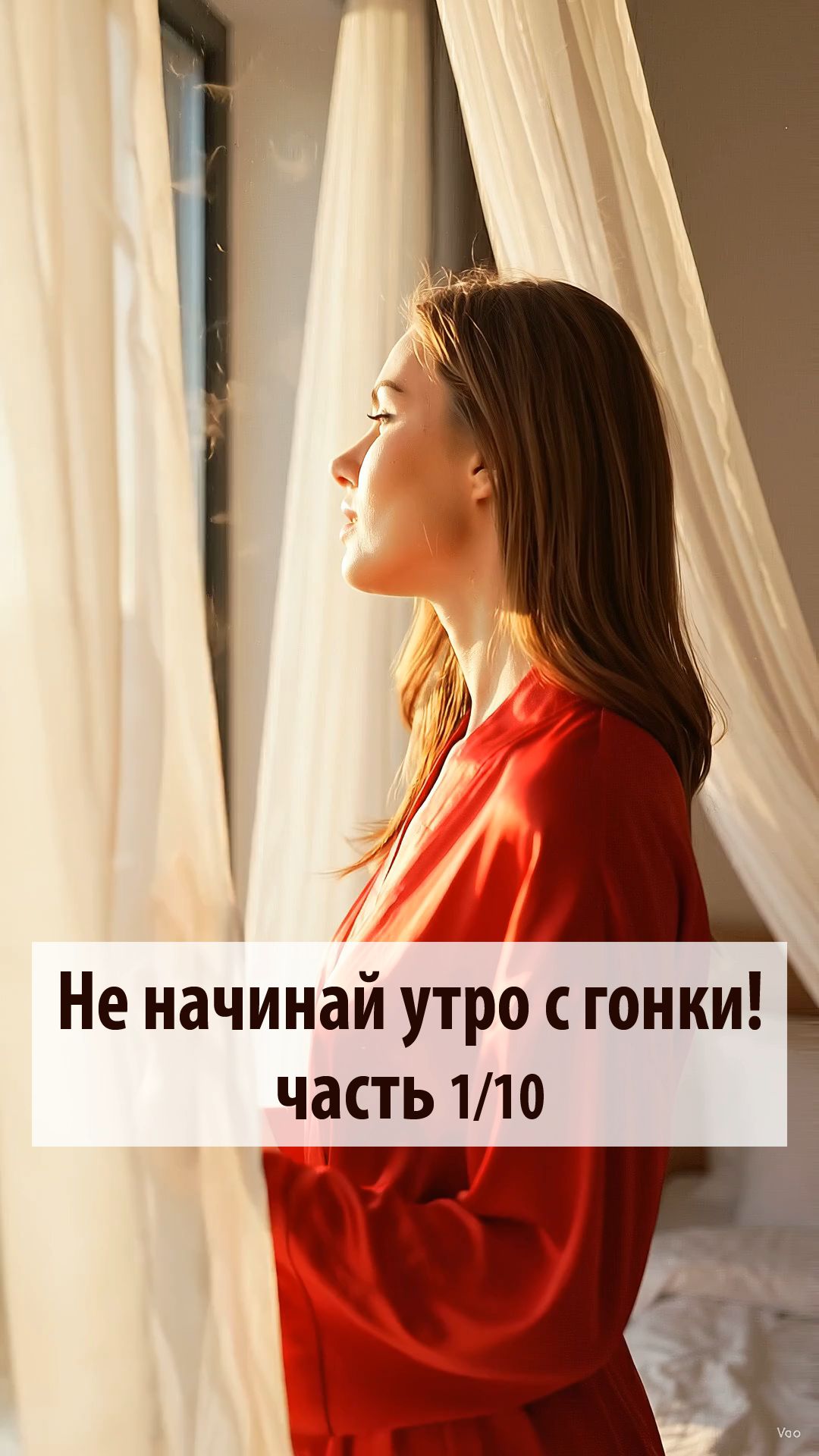 Не начинай день с гонки - аффирмации от психолога