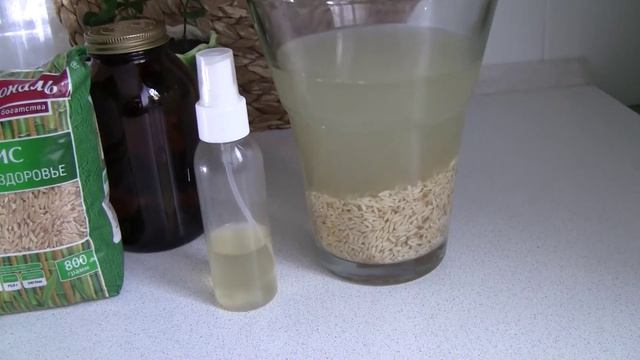 рисовая вода: косметическое средство для кожи и волос натуральный тоник