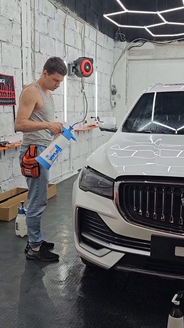 Оклейка Geely. Зоны риска