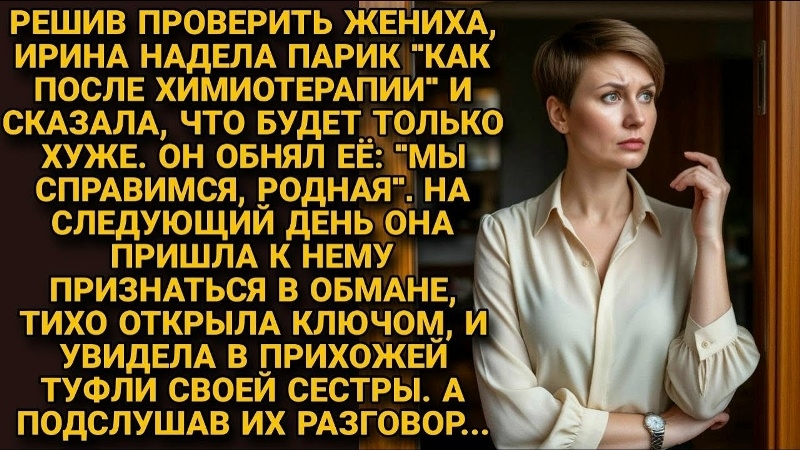 ИСТОРИИ ИЗ ЖИЗНИИрина решила проверить жениха и надела парикРЕАЛЬНЫЕ ИСТОРИИЖизненные истории