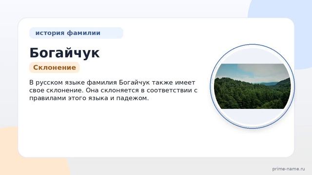 Разбираемся в происхождении и значении фамилии Богайчук: полная история и склонение.