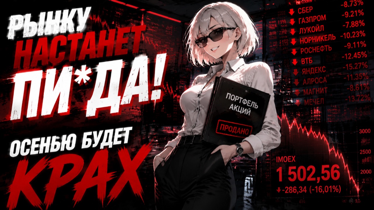 УЖАСНЫЙ ОБВАЛ АКЦИЙ УЖЕ ОСЕНЬЮ 