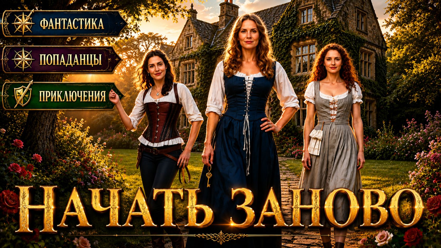 НАЧАТЬ ЗАНОВО  КНИГА 1 ЧАСТЬ 1 из 2  ПОПАДАНЦЫ  АУДИОКНИГА  ФАНТАСТИКА  ПРИКЛЮЧЕНИЯ