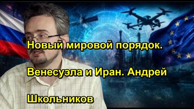 Новый мировой порядок. Венесуэла и Иран. Андрей Школьников