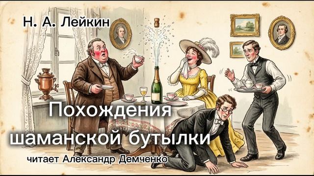 Похождения шампанской бутылки. Н.А. Лейкин.  Аудиокнига. Читает Александр Демченко.