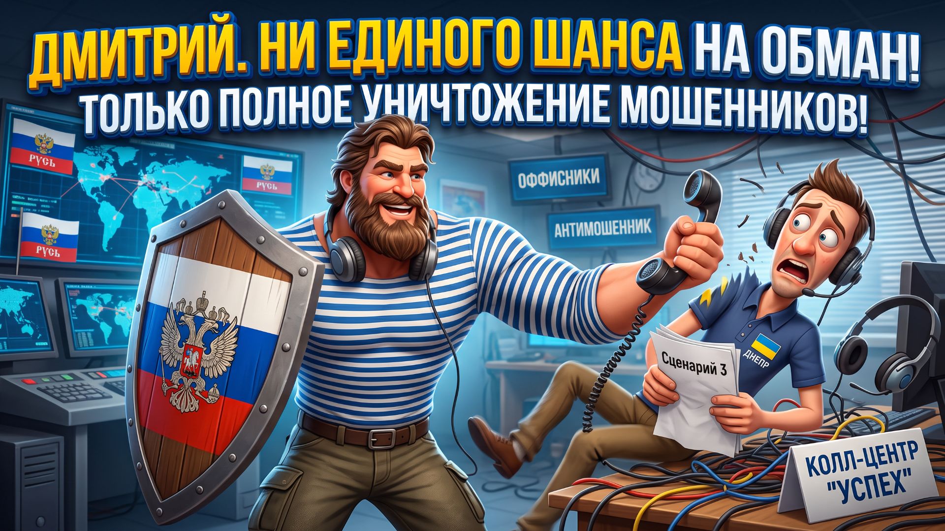Дмитрий. Ни единого шанса на обман! Только полное уничтожение мошенников