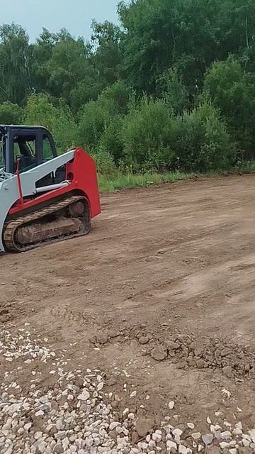 выравнивание участка Мини погрузчиком 🔥🚜