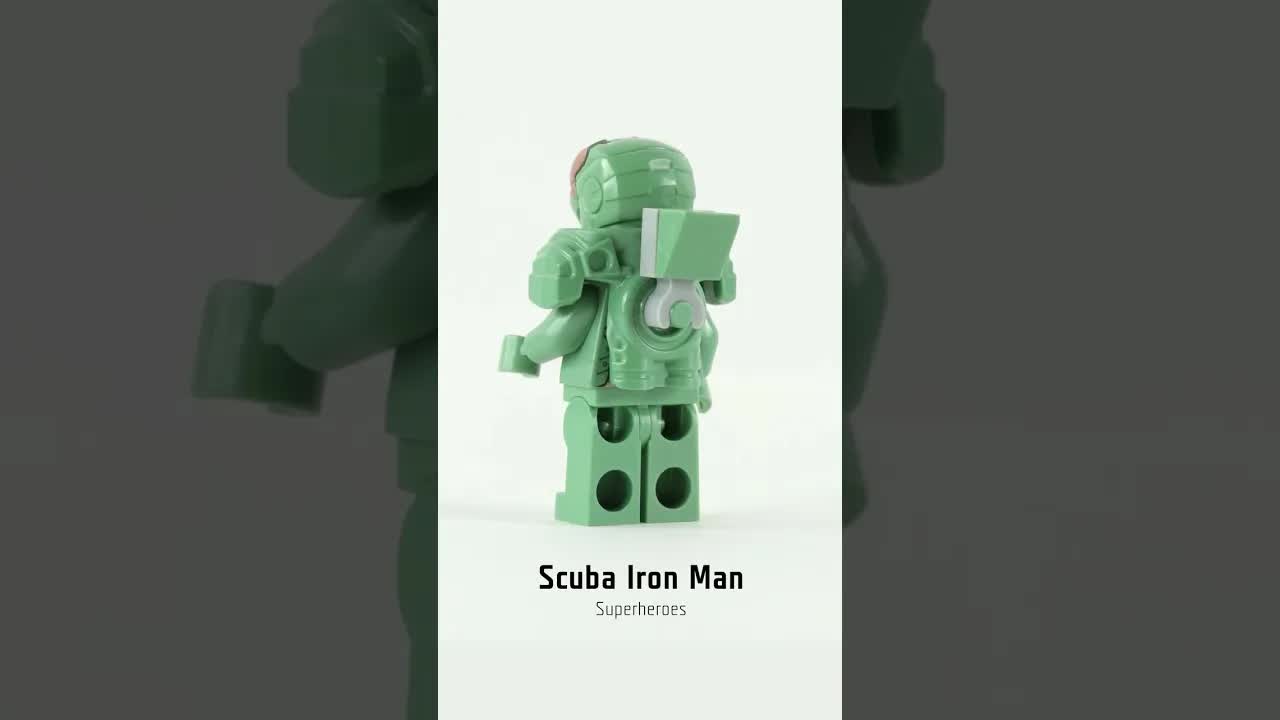 LEGO Superheroes - Минифигурка Железного Человека-аквалангиста