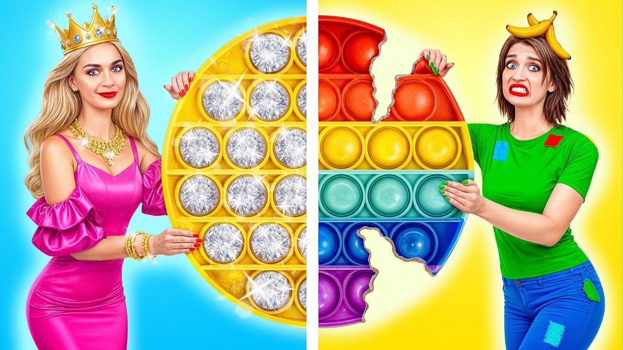 Богатая vs Бедная Сестра  Жизнь с Моей Сестрой-Близняшкой от Multi DO Girls