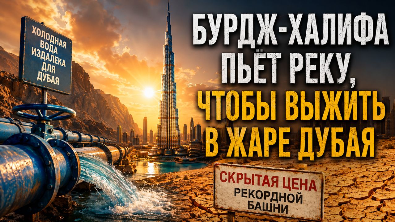 Бурдж-Халифа нужна река холодной воды чтобы выжить в жаре Дубая  скрытая цена рекордной башни