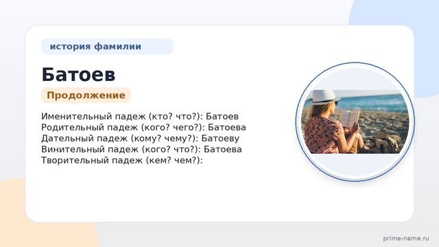 Познайте тайны фамилии Батоев: история происхождение и правильное склонение