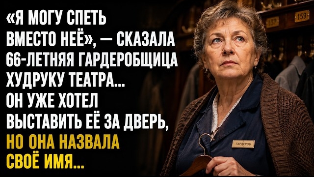 ИСТОРИИ ИЗ ЖИЗНИЯ могу спеть за неё!- сказала пожилая гардеробщицаРЕАЛЬНЫЕ ИСТОРИИЖИЗНЕННЫЕ ИСТОР