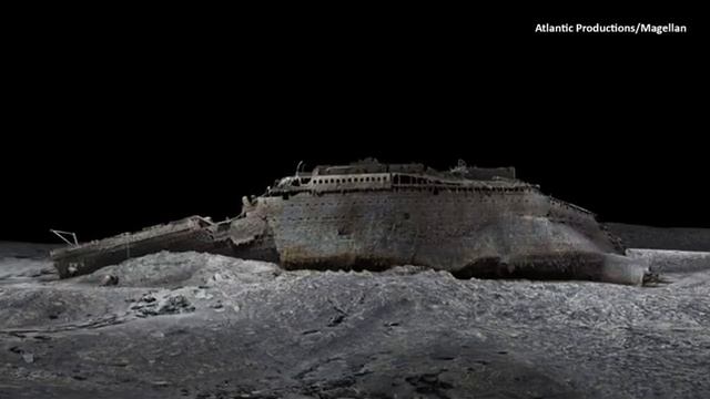 First full-size 3D scan of Titanic shows shipwreck in new light