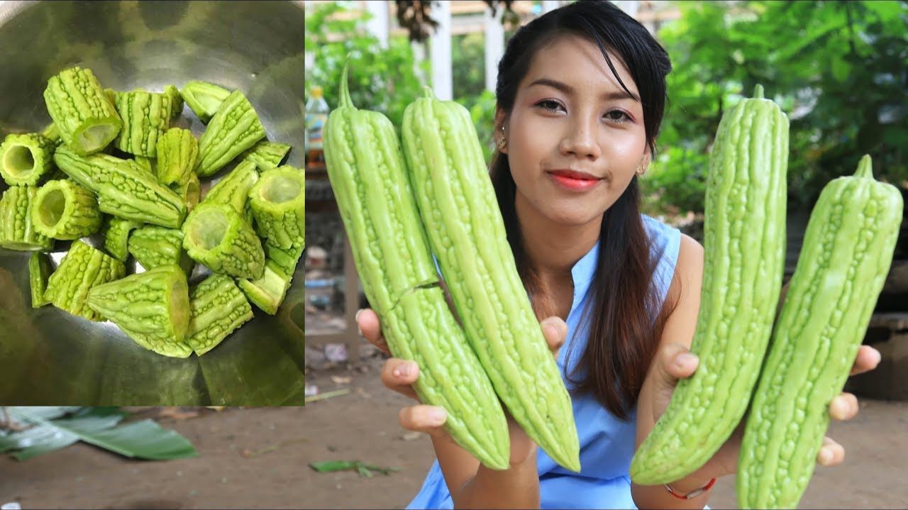 Вкусная кулинария Рецепт горькой тыквы со свининой - Кулинарное мастерство