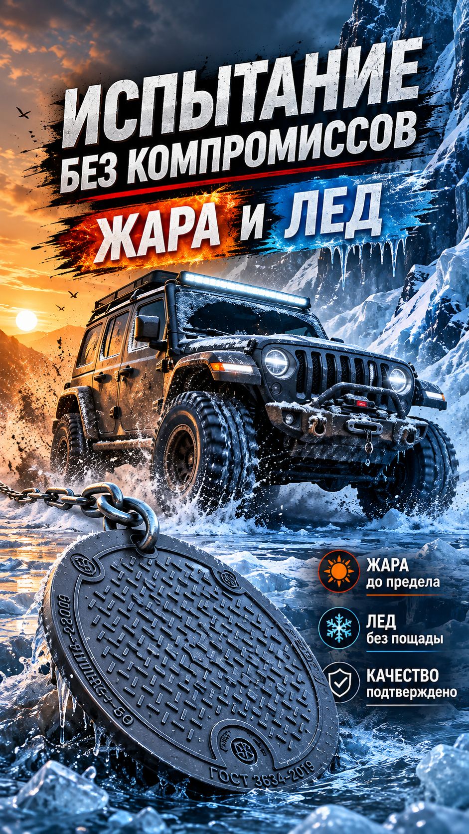   Испытание без компромиссов: ЖАРА И ЛЁД