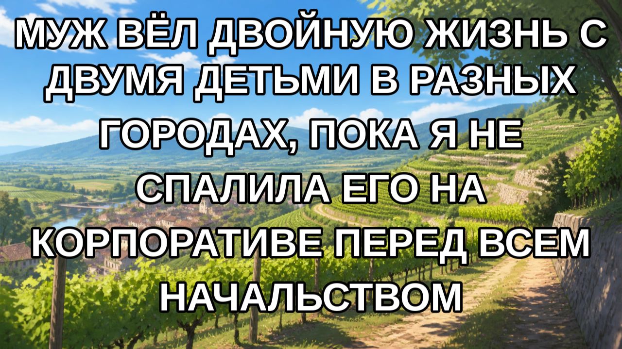 Муж вёл двойную жизнь с двумя детьми в разных городах пока я не спалила его на корпоративе перед
