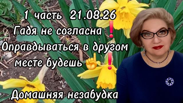 1 часть. Гадя НЕ СОГЛАСНАОправдываться в другом месте будешь